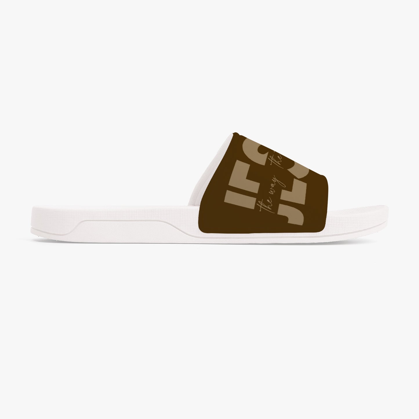 "Jesus The Way The Truth The Life" Faith-Inspired Slide Sandals - Above The Rest
