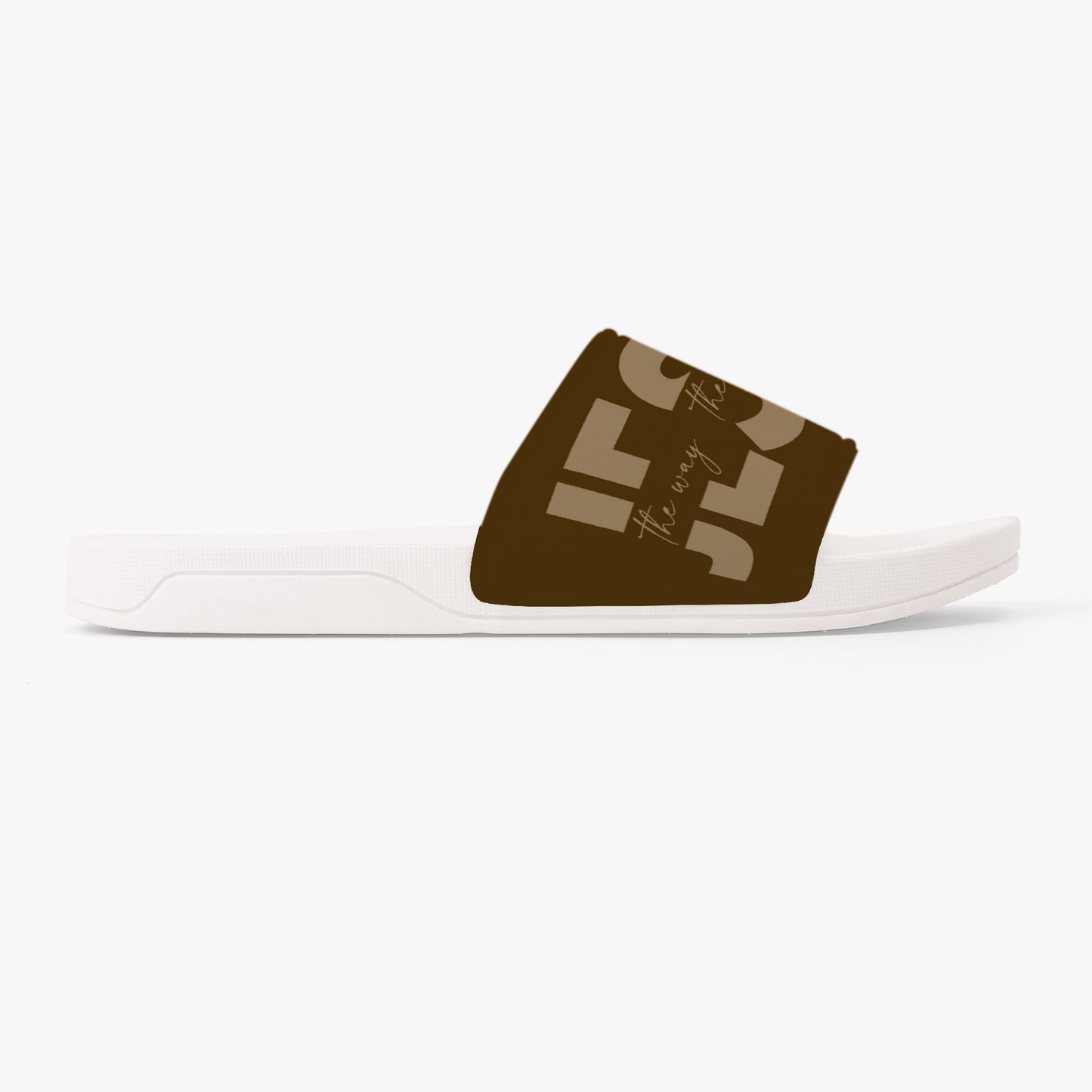 "Jesus The Way The Truth The Life" Faith-Inspired Slide Sandals - Above The Rest