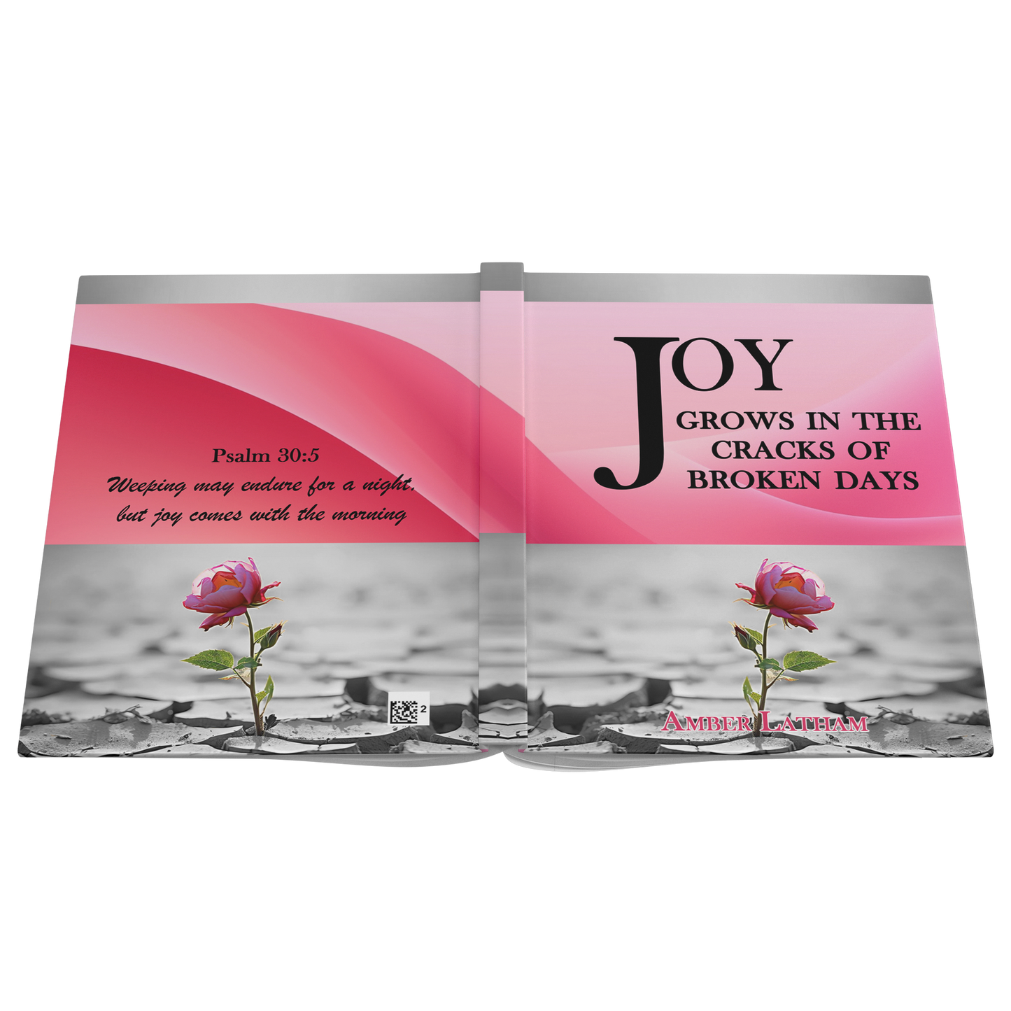 Hard Cover Journal - Joy Grows in the Cracks of Broken Days - Above The Rest