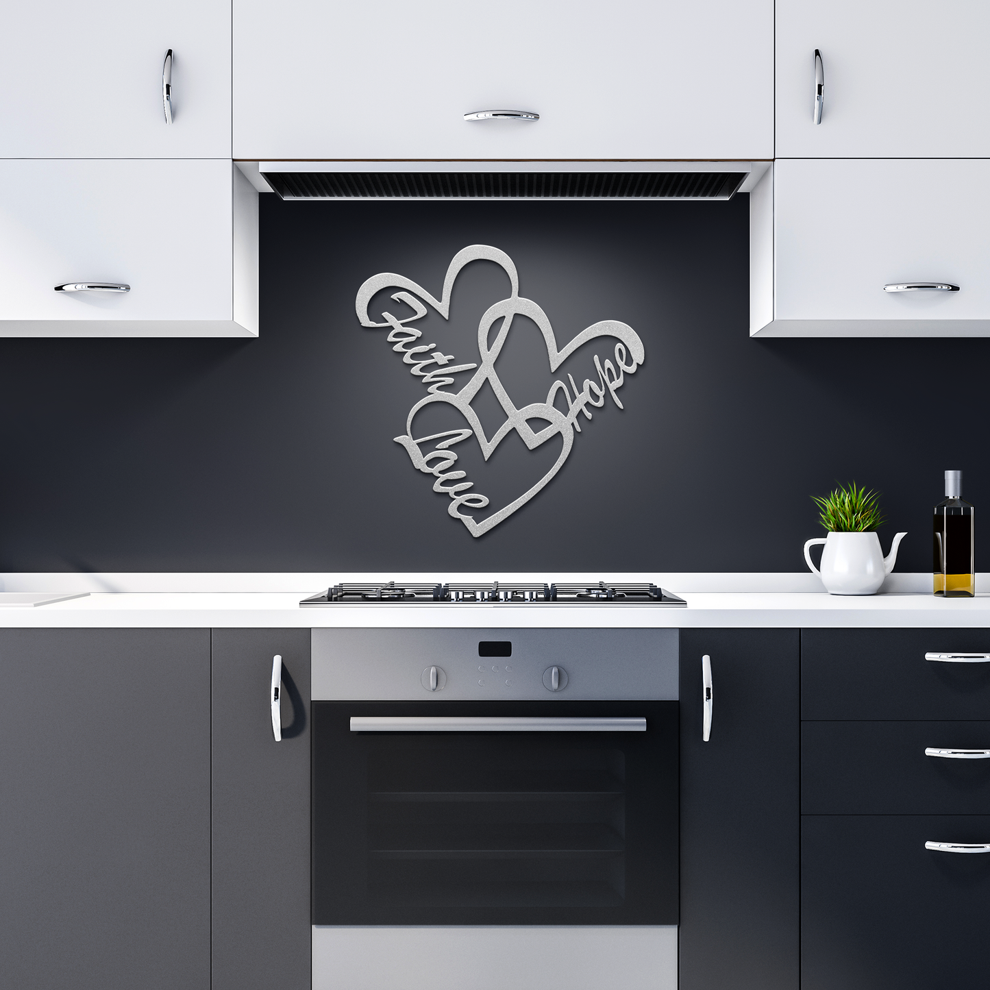 Metal Sign - Hearts - Above The Rest