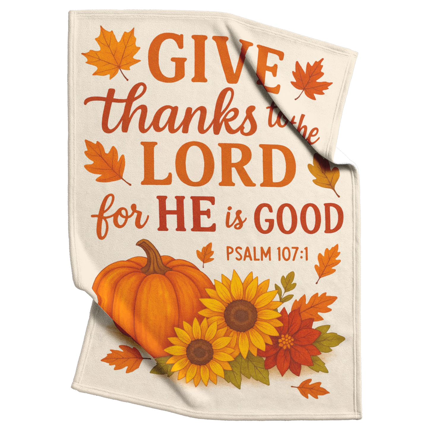 The_Lord_is_Gooid_Fall_Blanket_V_Blanket_Top_Bottom_Folds_Mockup.png