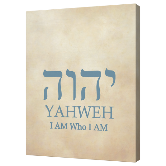 YAHWEH Canvas Wall Decor - Above The Rest