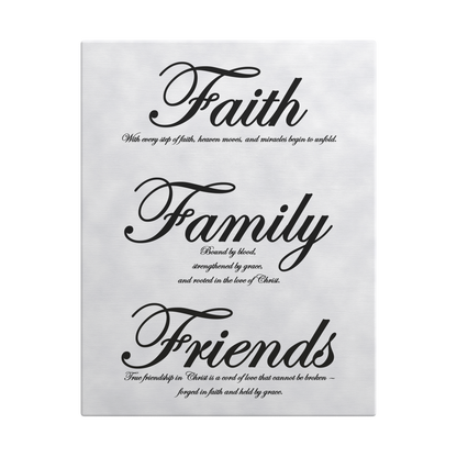 Faith, Family, Friends Black - Above The Rest