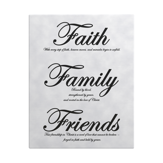 Faith, Family, Friends Black - Above The Rest