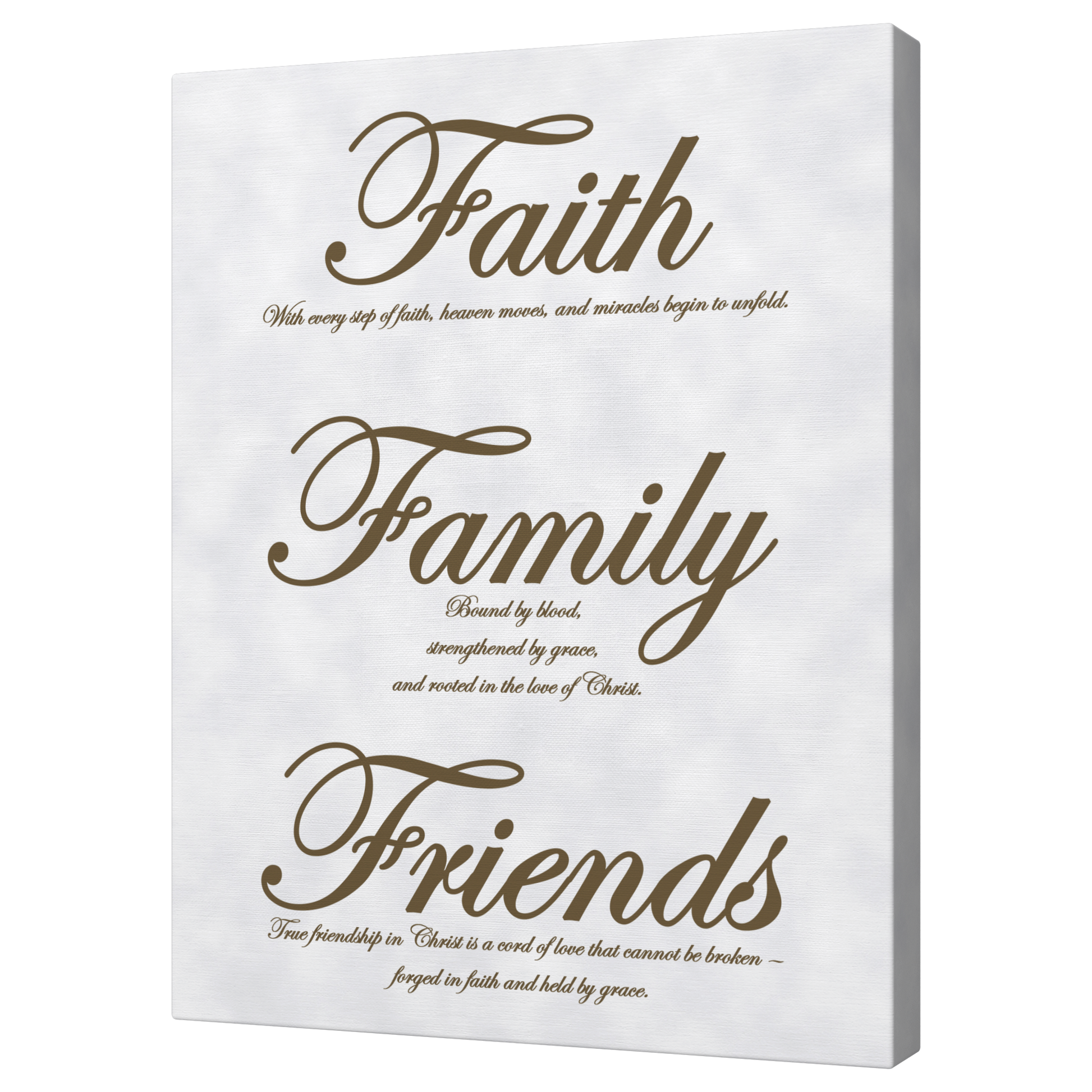 Faith, Family, Friends Brown - Above The Rest