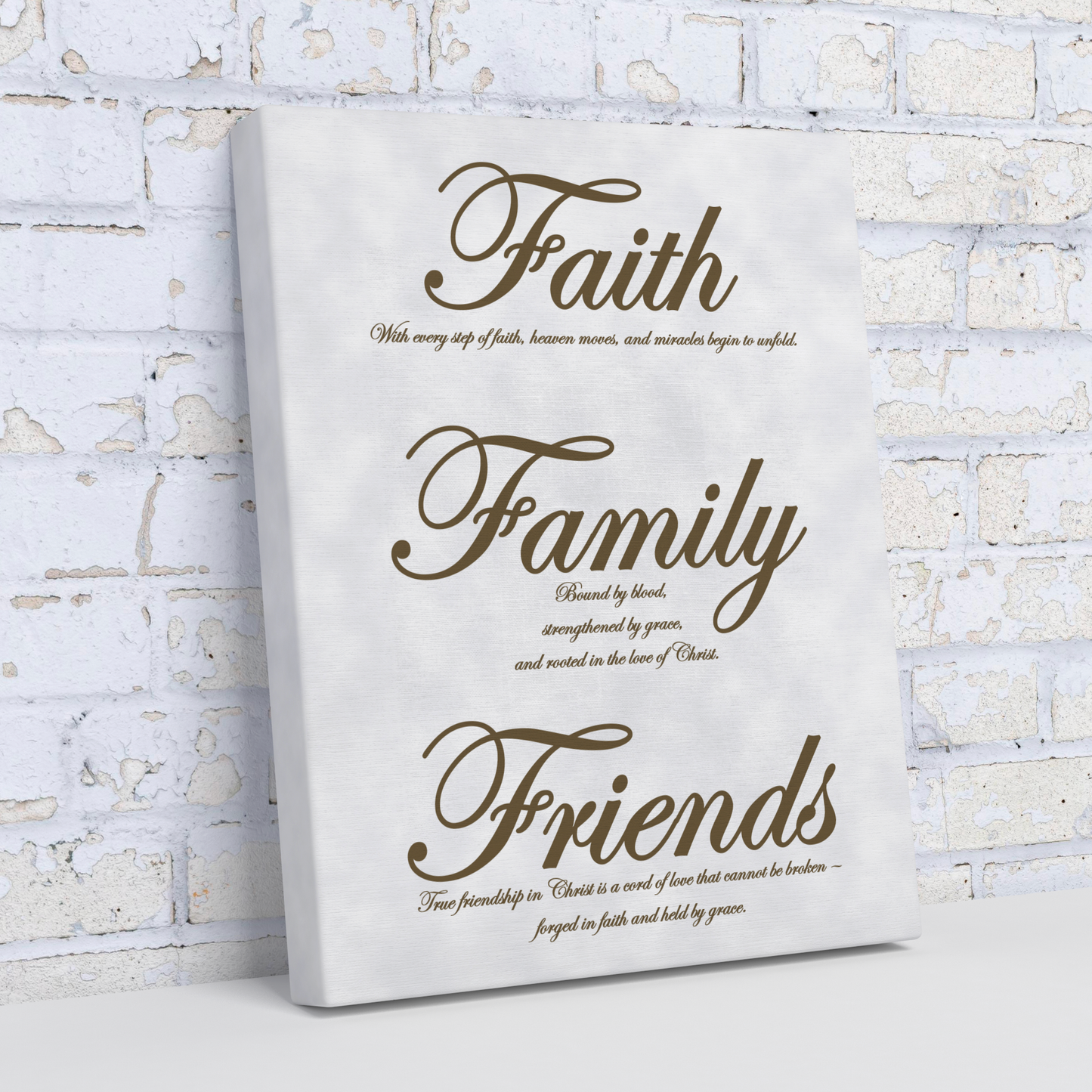 Faith, Family, Friends Brown - Above The Rest