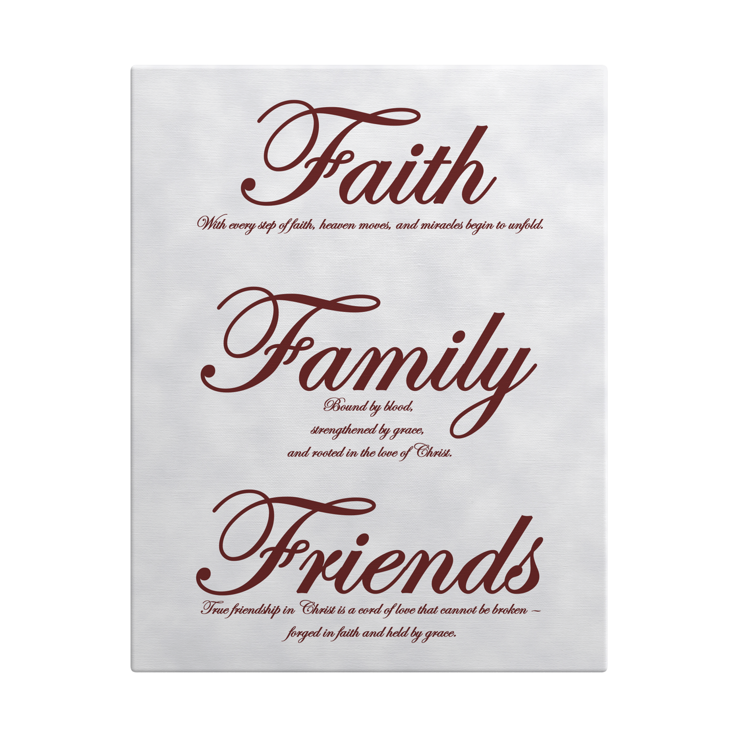 Faith, Family, Friends Cherry - Above The Rest