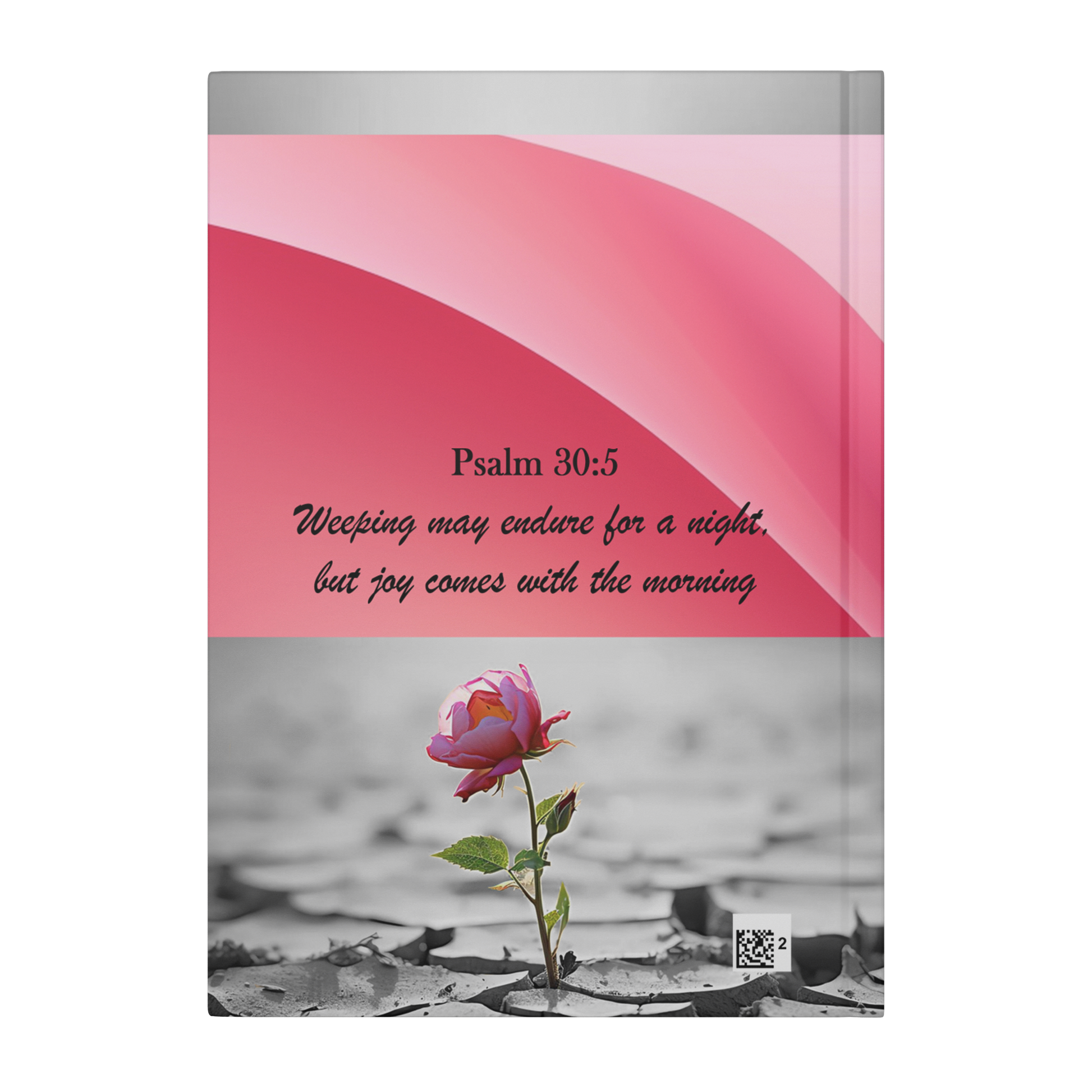 Hard Cover Journal - Joy Grows in the Cracks of Broken Days - Above The Rest