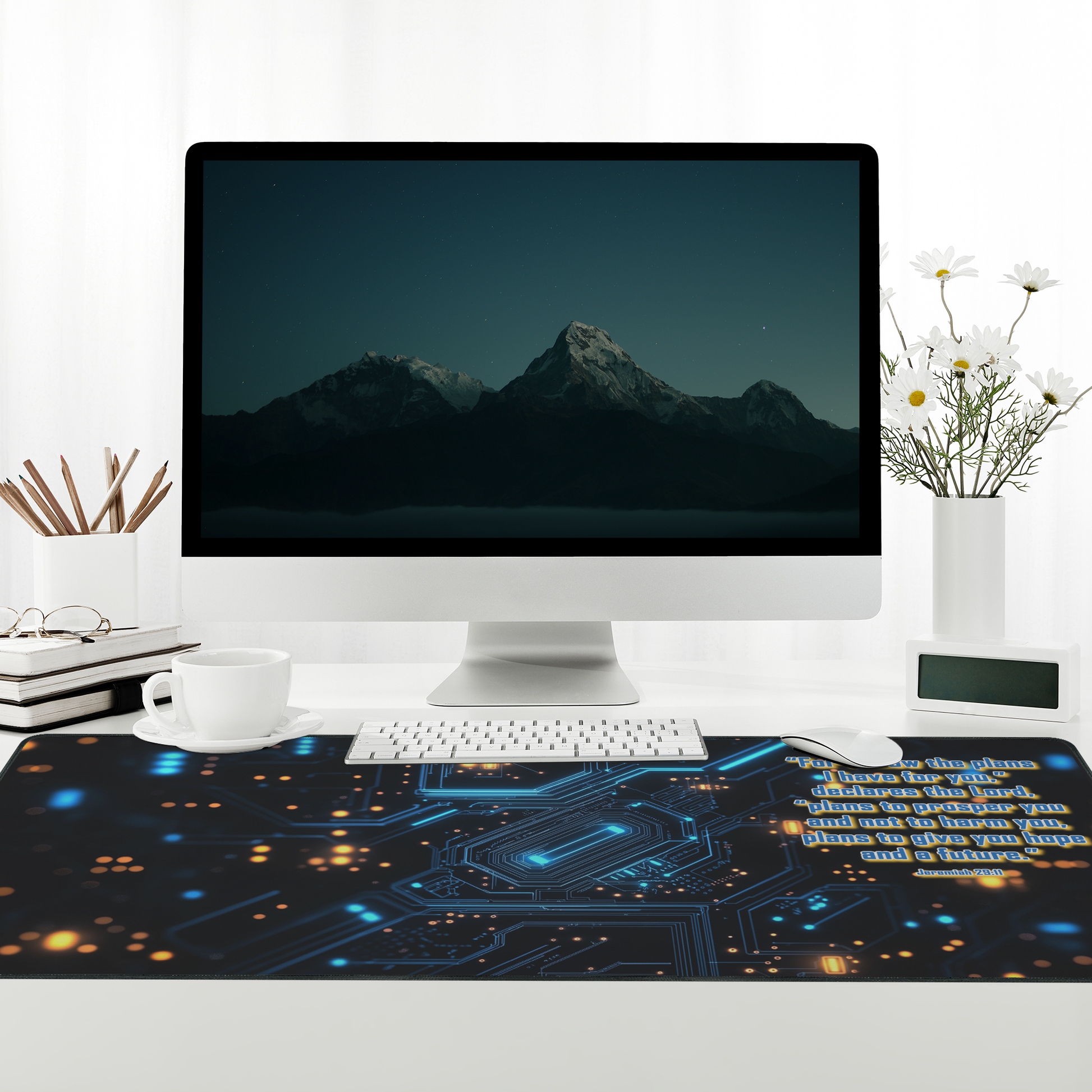 Jeremiah 29:11 Desk Mat - Above The Rest