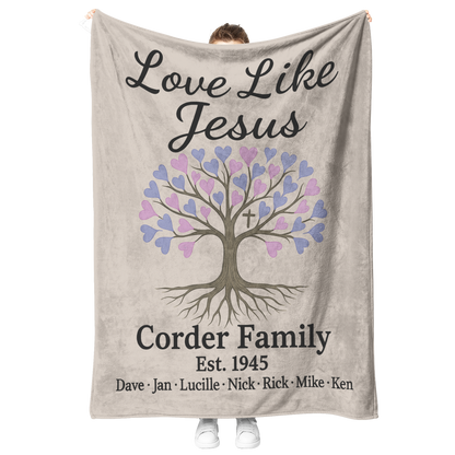 Love_Like_Jesus_Personalized_Throw_V_Blanket_Model_Mockup.png