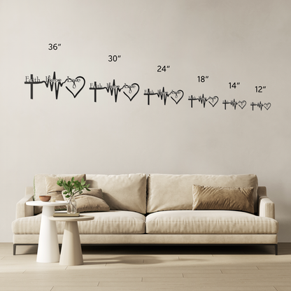 Metal Sign - Faith, Hope, Love 2 - Above The Rest