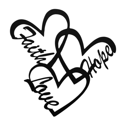 Metal Sign - Hearts - Above The Rest
