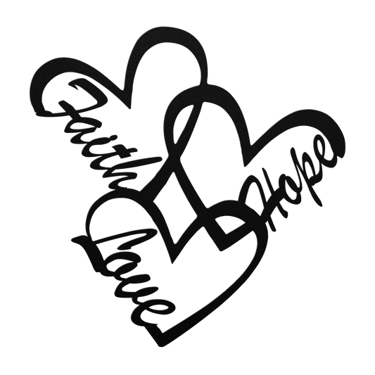Metal Sign - Hearts - Above The Rest