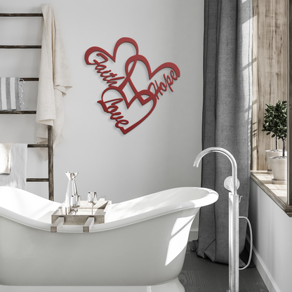 Metal Sign - Hearts - Above The Rest