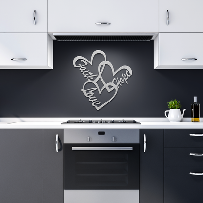Metal Sign - Hearts - Above The Rest