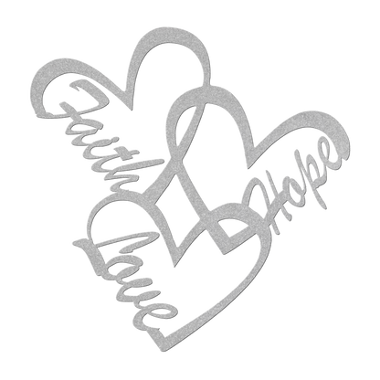 Metal Sign - Hearts - Above The Rest