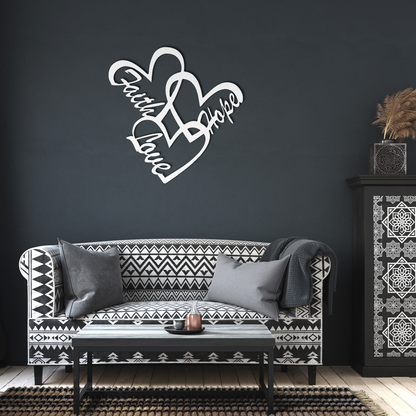 Metal Sign - Hearts - Above The Rest