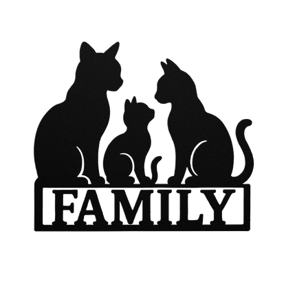 Metal Sign Kitty Family - Above The Rest