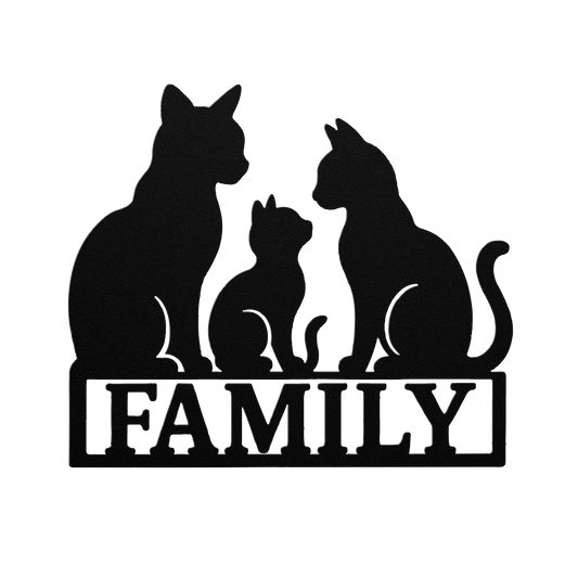 Metal Sign Kitty Family - Above The Rest