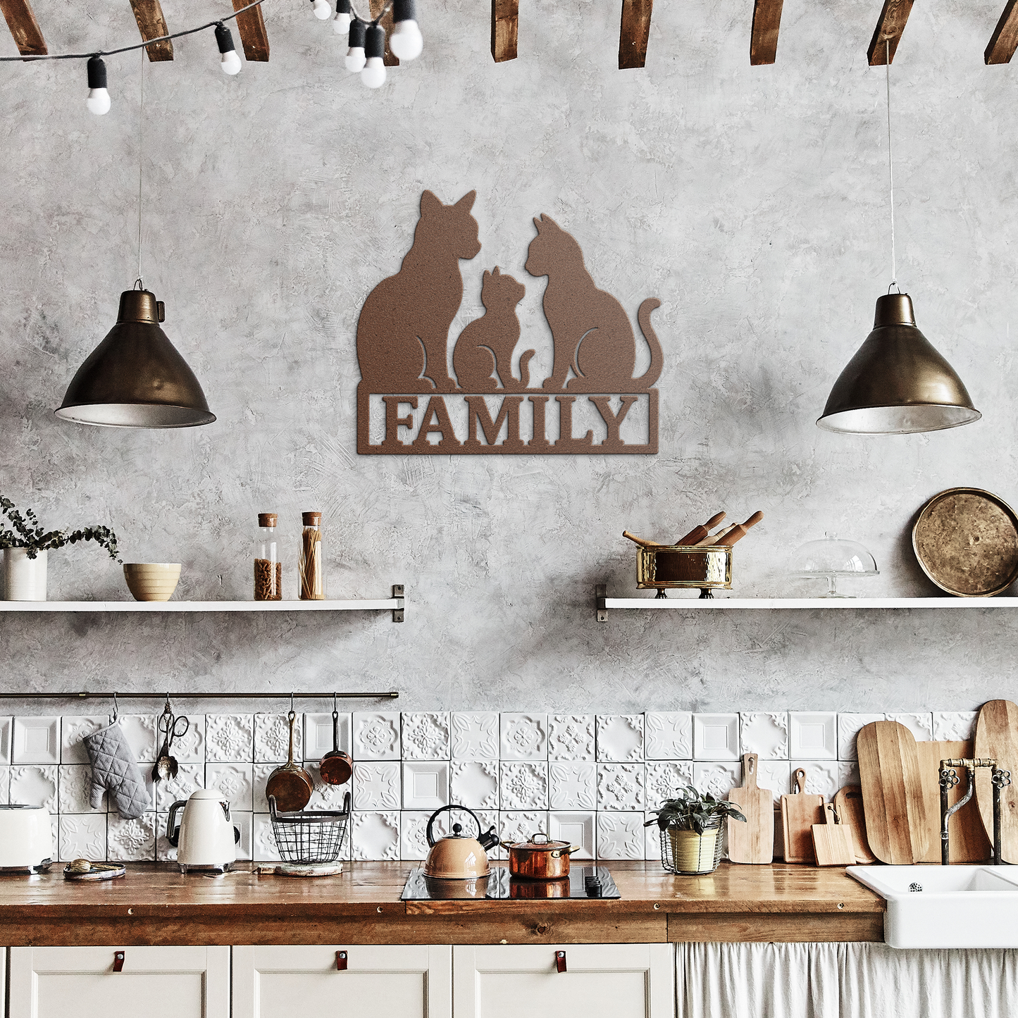 Metal Sign Kitty Family - Above The Rest