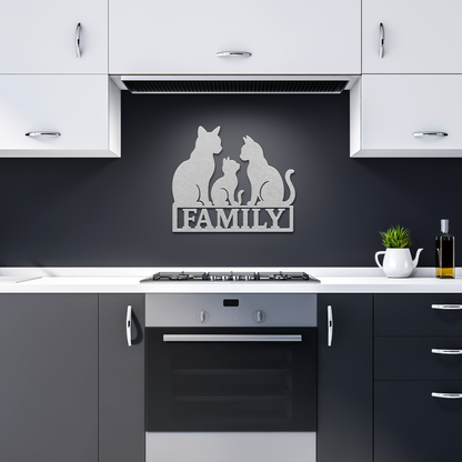 Metal Sign Kitty Family - Above The Rest
