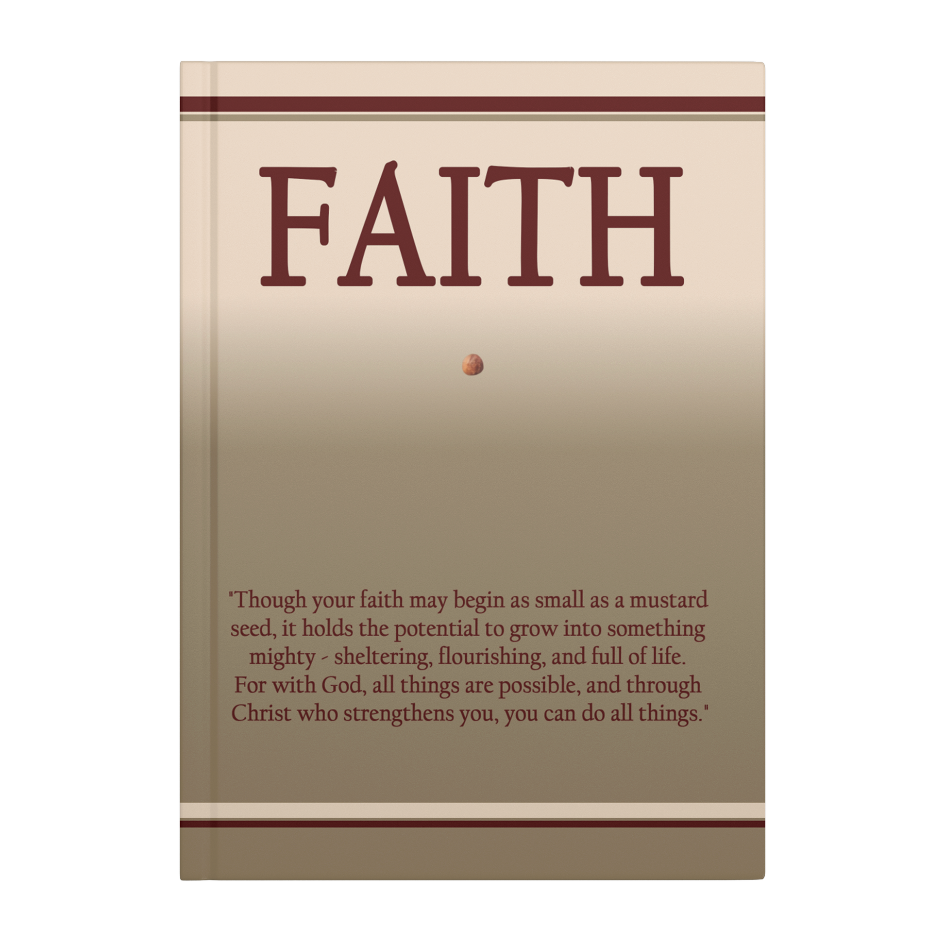 Mustard Seed Faith Journal - Above The Rest