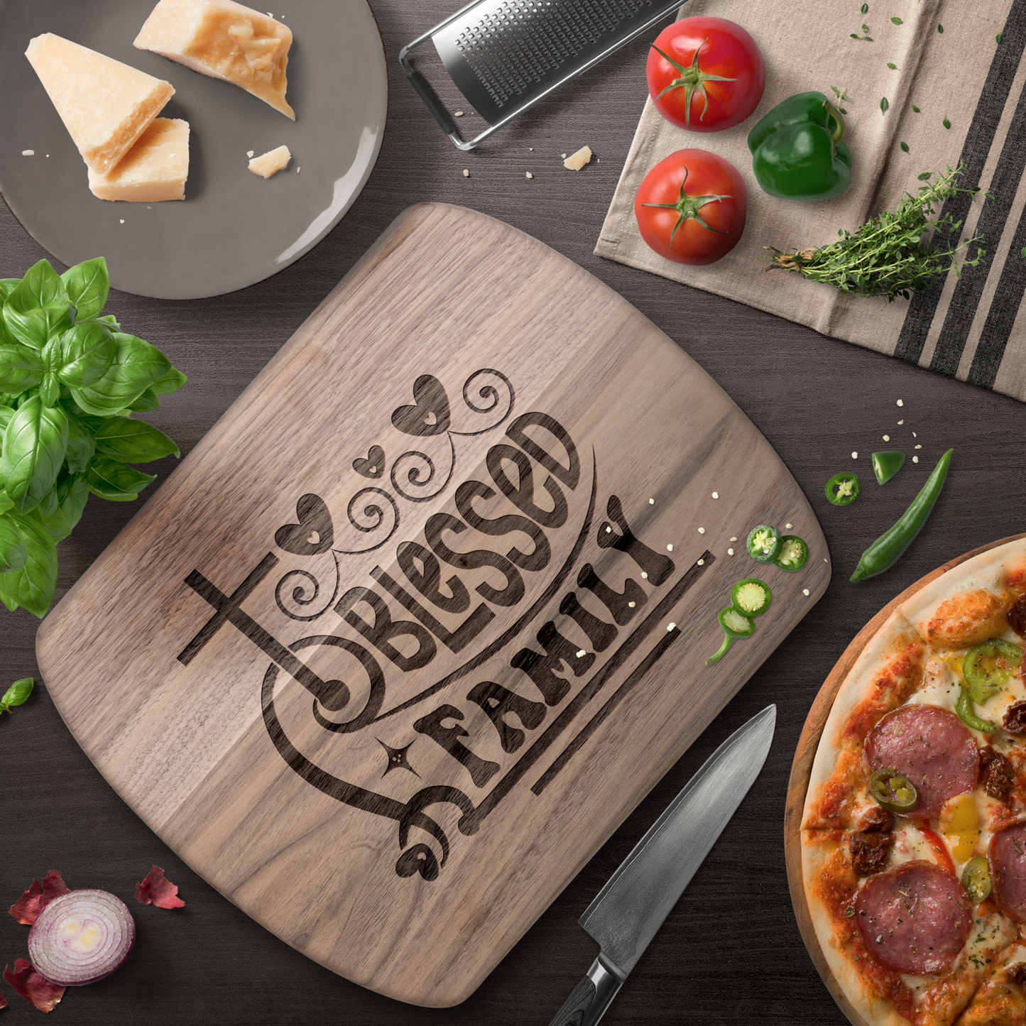 Personalized_Blessed_Cutting_Board_Dark_Rounded_H_Lifestyle_Mockup.png