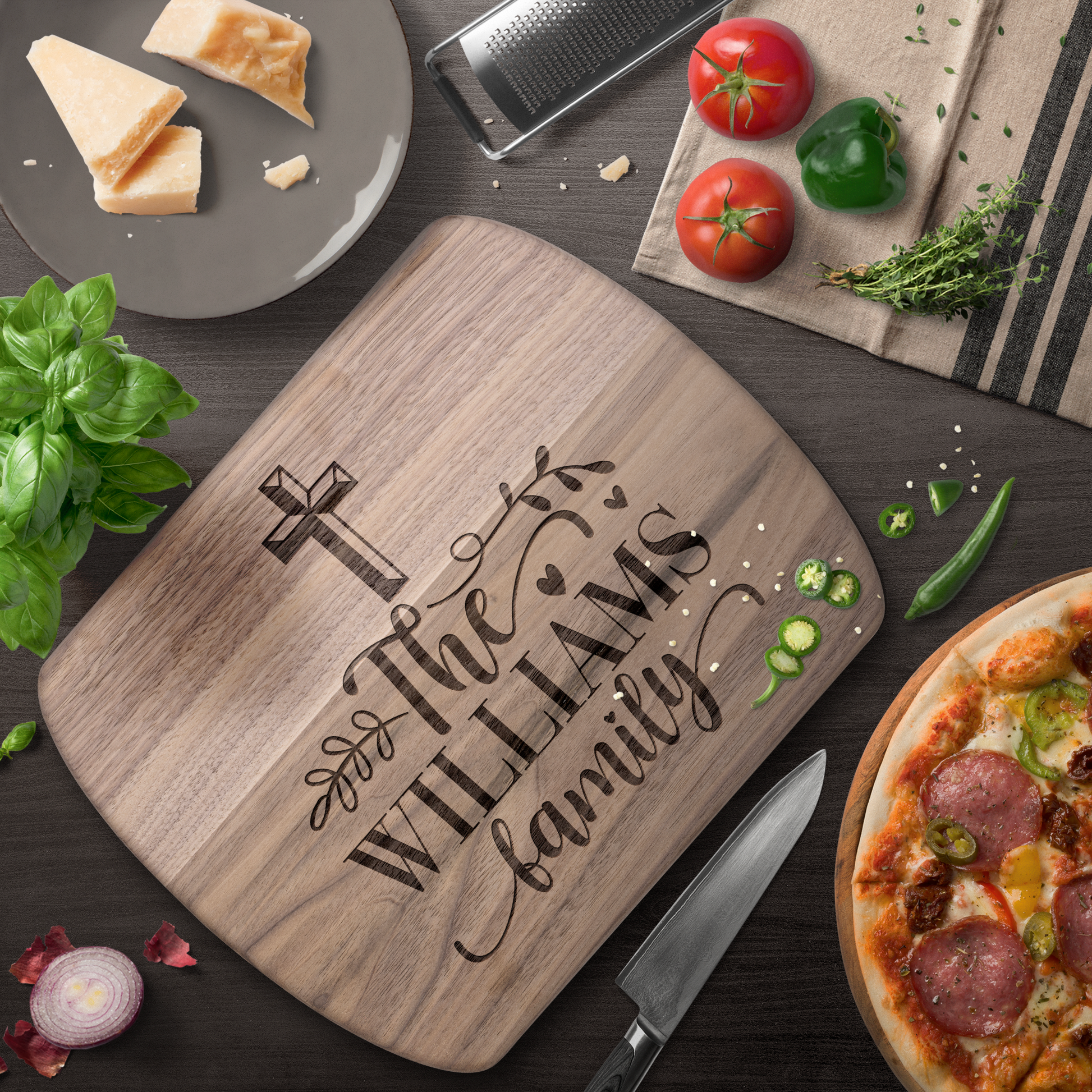 Personalized_Family_Cutting_Board_A_Dark_Rounded_H_Lifestyle_Mockup.png