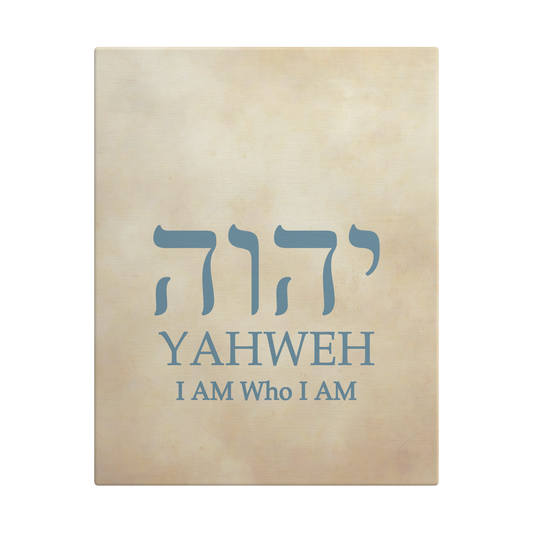 YAHWEH Canvas Wall Decor - Above The Rest
